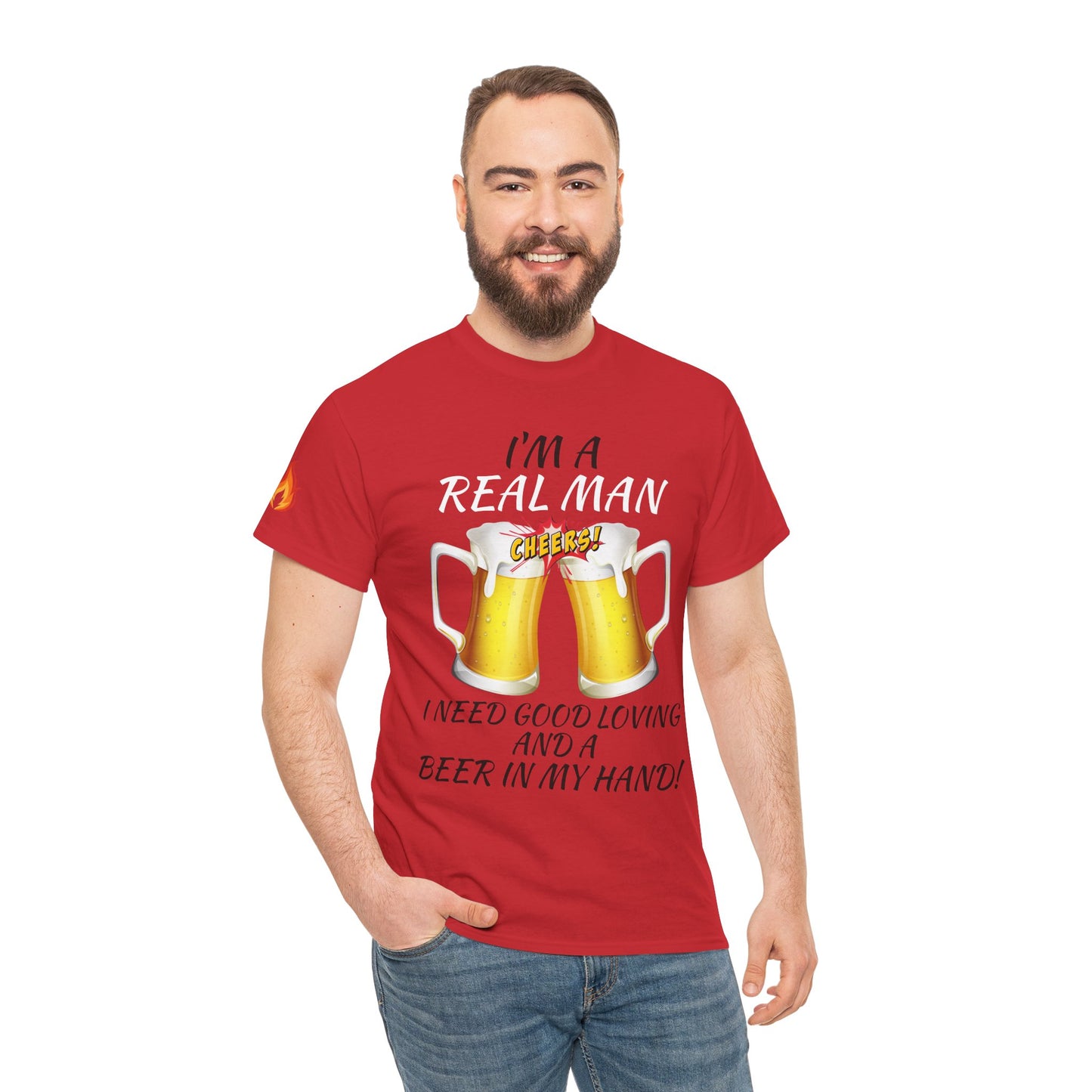 'Real Man Beer' T-Shirt