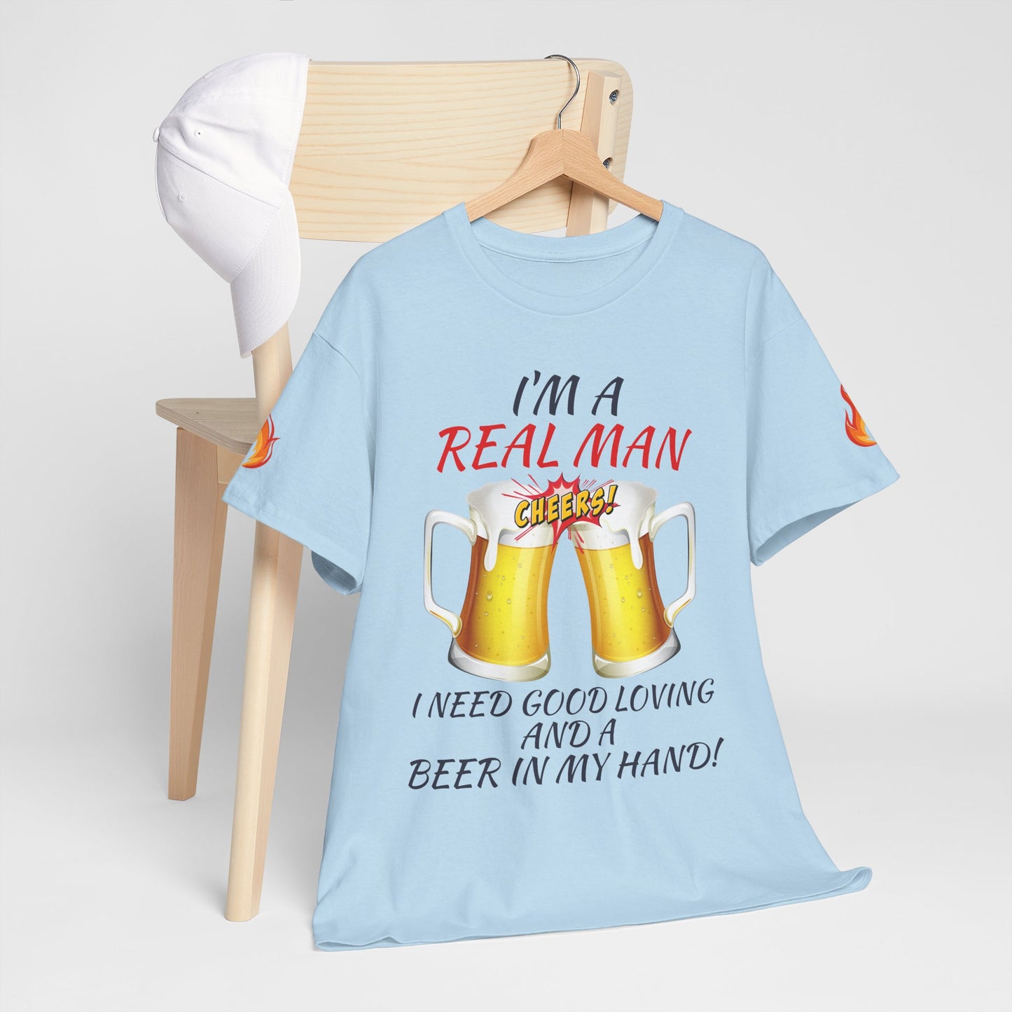'Real Man Beer' T-Shirt
