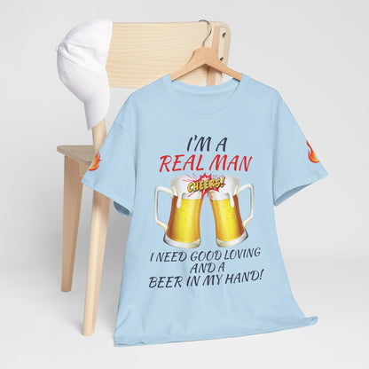 'Real Man Beer' T-Shirt