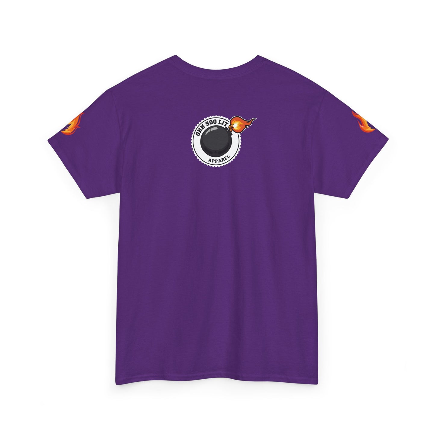 I'm Lit! I'm Turnt Up! Flame Graphic T‑Shirt