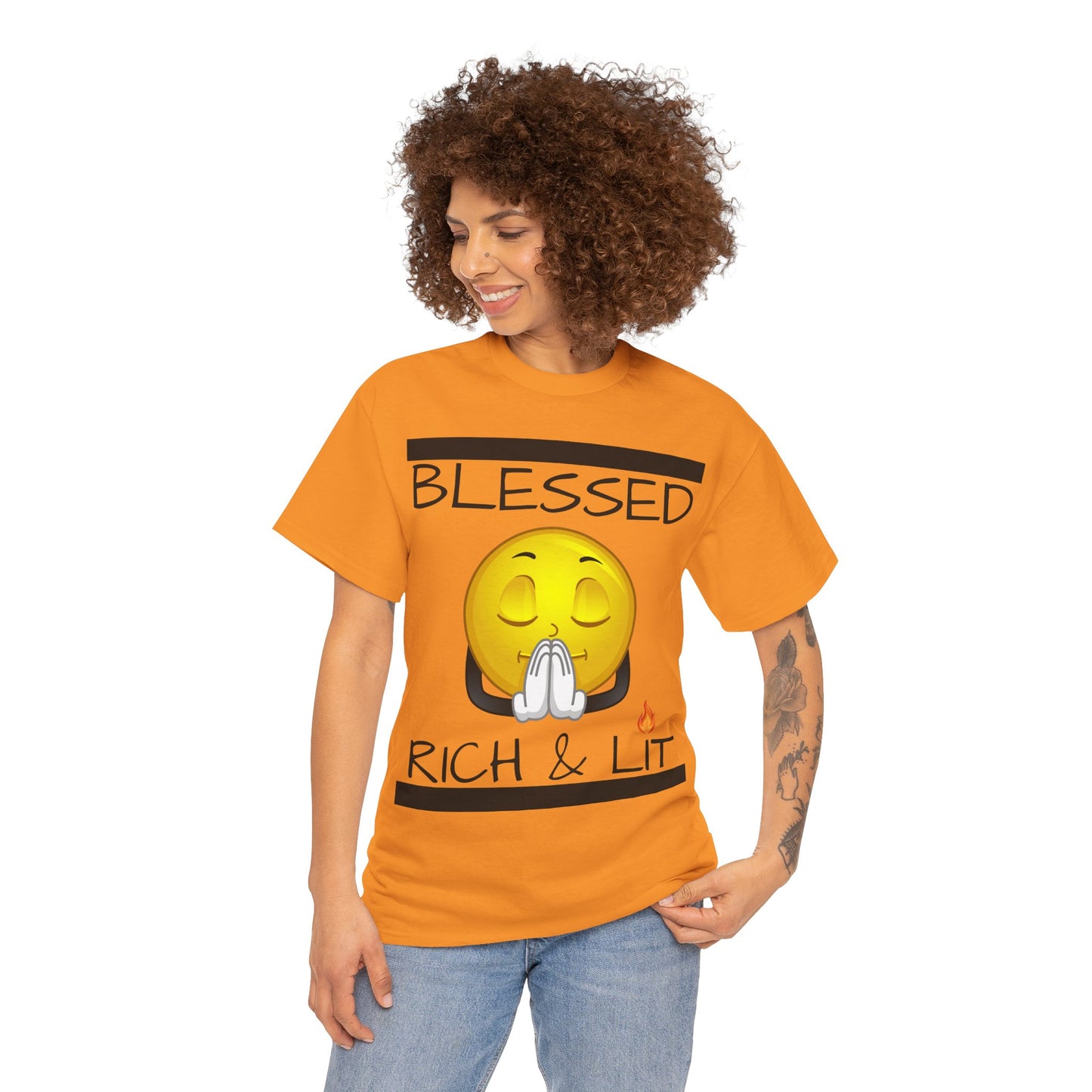 "Blessed Rich & Lit" Unisex Tee