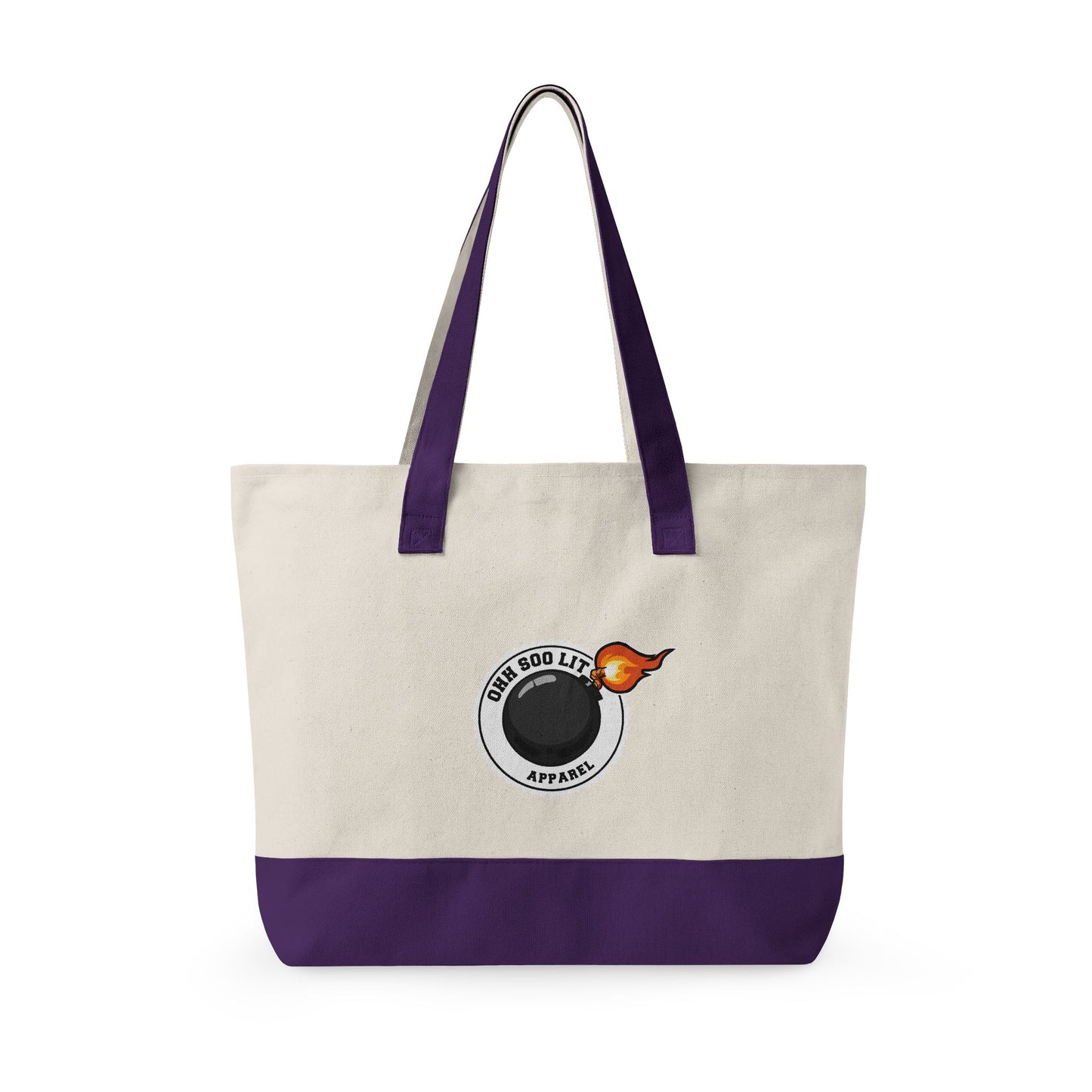 "Big Baddie" Canvas Tote