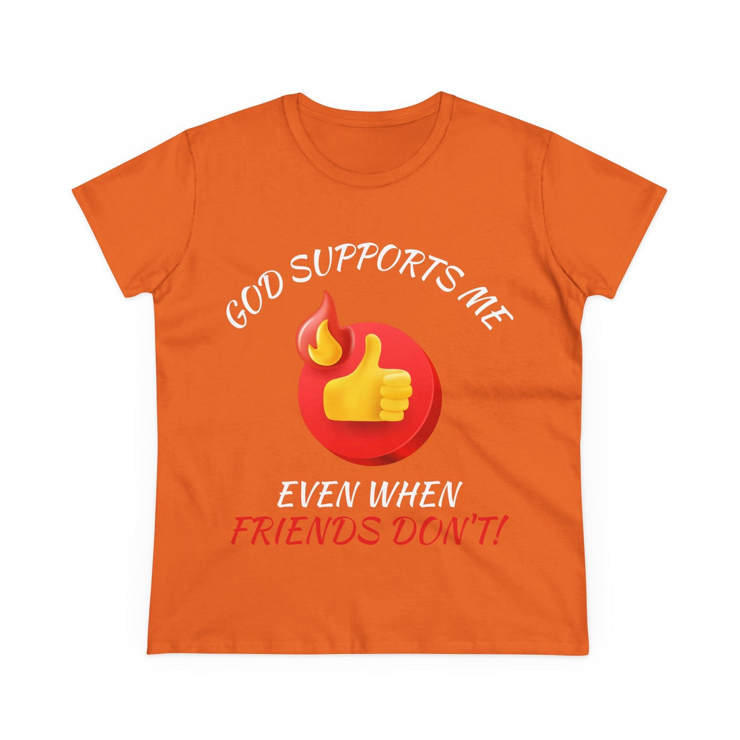 "God Supports Me" Women's Tee
