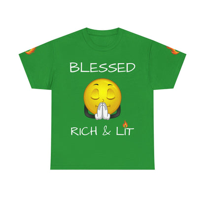 'Blessed Rich & Lit' T-Shirt