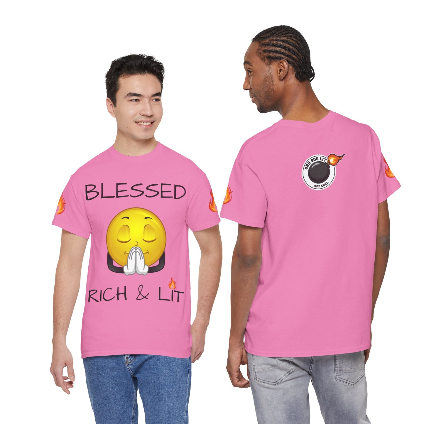 'Blessed Rich & Lit' T-Shirt