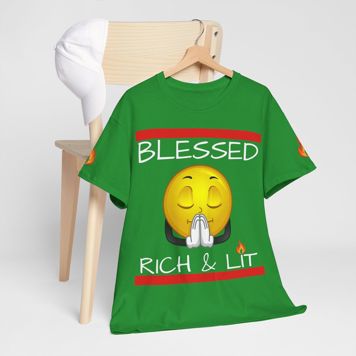 'Blessed Rich & Lit'—Graphic Shirt