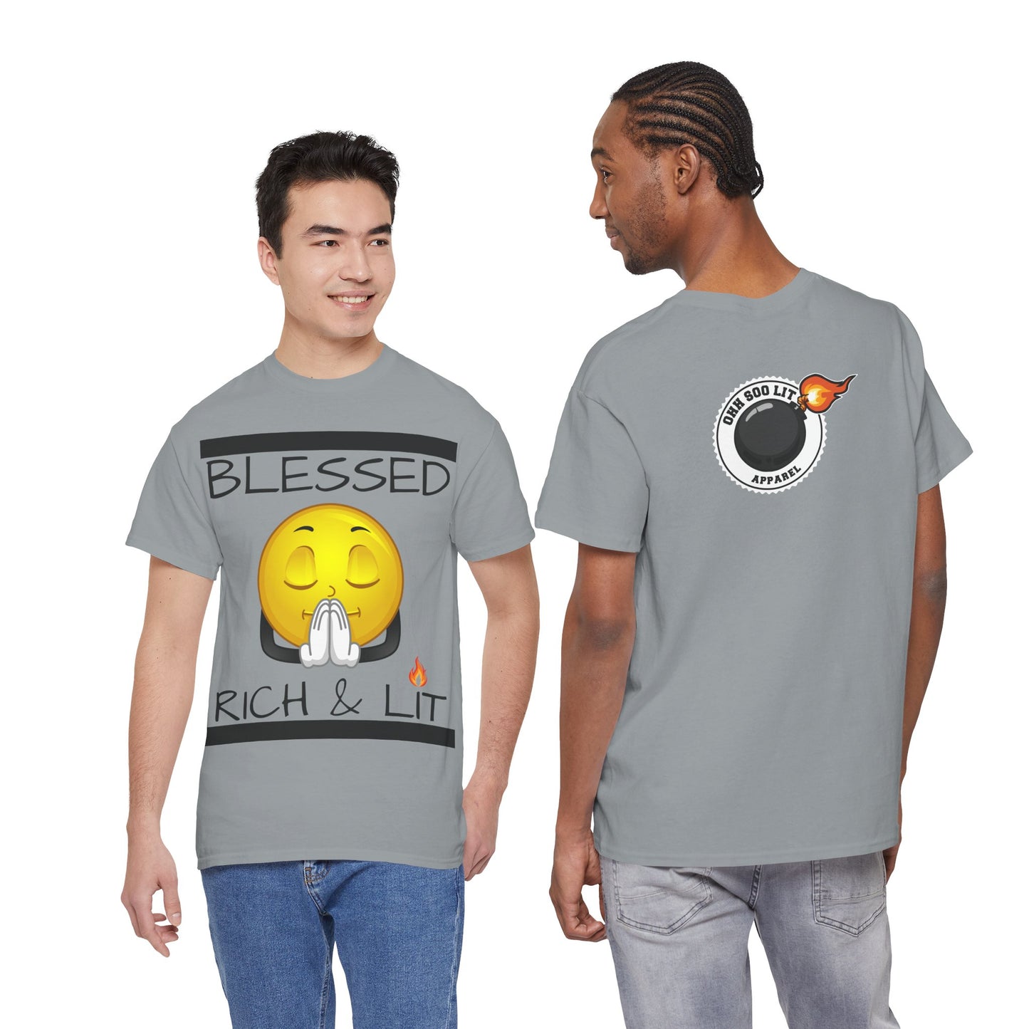 "Blessed Rich & Lit" Unisex Tee
