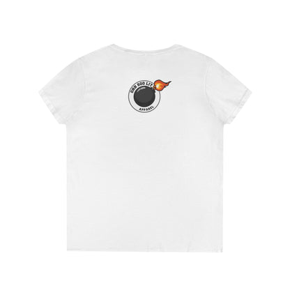 "Wine Down" V-Neck Tee